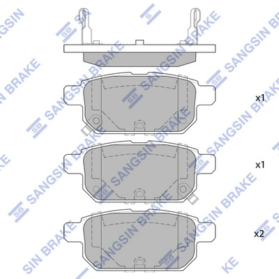 Купити 986494748 Bosch Задні колодки