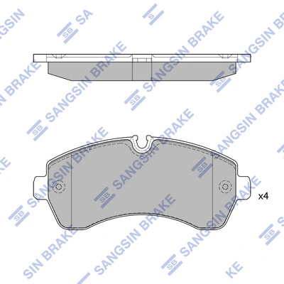 Тормозні колодки FSO FSO001777