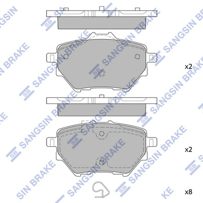 Купити 95525378 Peugeot/Citroen Задні колодки