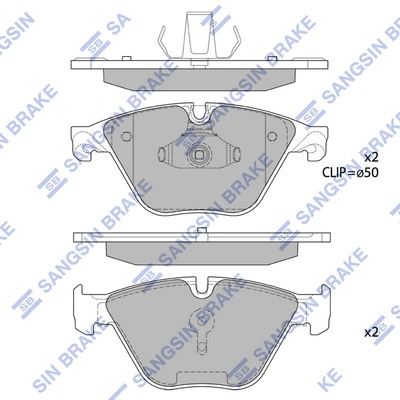 Купити 2518248 Ford Колодки гальмівні передні, дискові