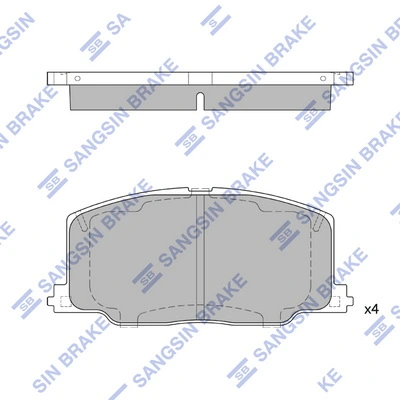 Купити QF0037E Q-top Колодки гальмівні передні, дискові