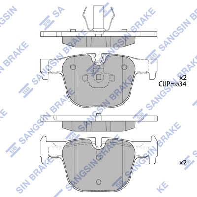 Купити NXE1610 Power Stop Задні колодки