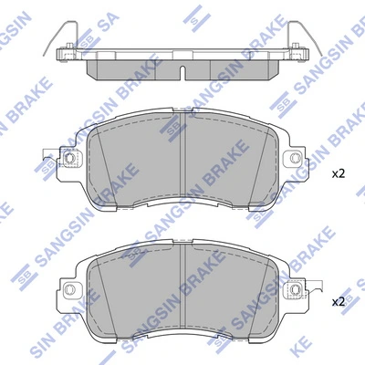 PF0902 Magneti Marelli Передні гальмівні колодки