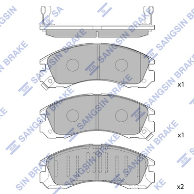 Гальмівні колодки Chrysler MR129103 ціна, від 21.56 USD