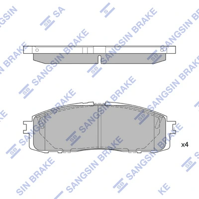 Задні гальмівні колодки Kashiyama C22006 ціна, від 13.42 USD