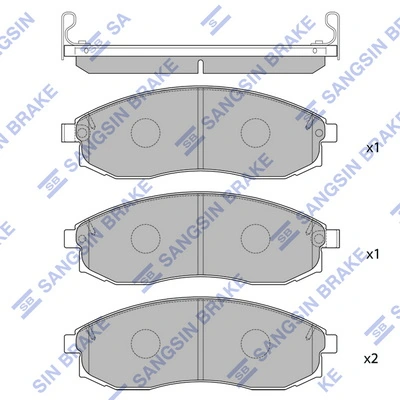 Гальмівні колодки Mando MPN05 ціна, від 18.31 USD