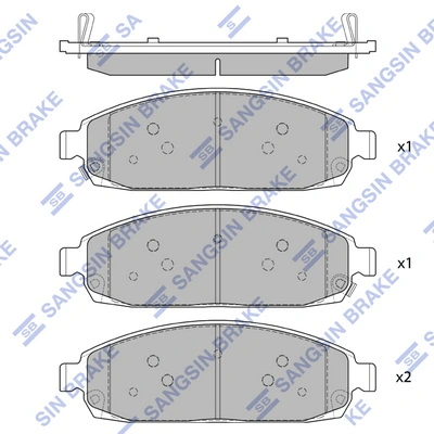 Гальмівні колодки Opel 19285988 ціна, від 32.40 USD