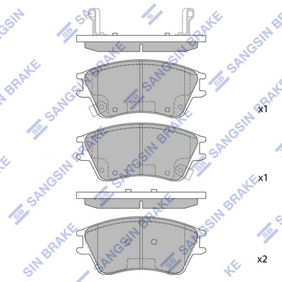 Купити CK1503LD Lamda Колодки гальмівні передні, дискові