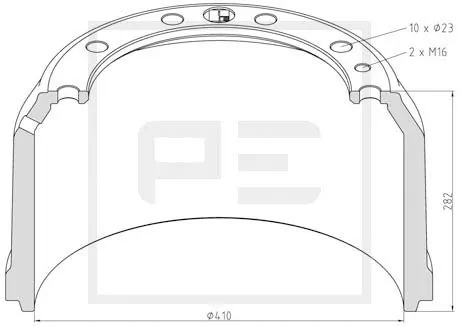Барабан гальмівний задній Mercedes Q1792520114110 ціна, від 126.77 USD