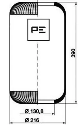 Пневмоподушка/Пневморессора моста Continental/Siemens 944N ціна, від 18.03 USD