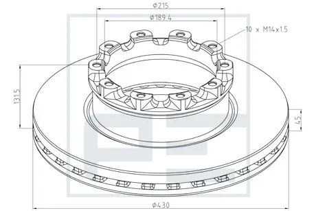 Задні дискові гальма Kogel 6607394 ціна, від 146.29 USD