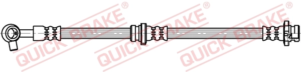 Шланг гальмівний передній, правий K&K FT0868 ціна, від 14.93 USD