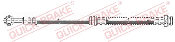 Гнучка гальмівна трубка передня на Mitsubishi Galant VII E5A, E7A, E8A