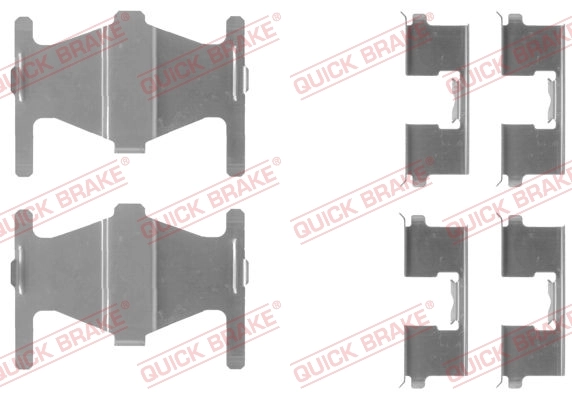 4101204000 Nissan/Infiniti Ремкомплект торм. колодок