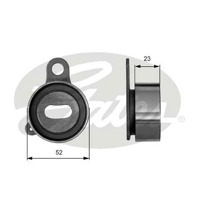 Ролик натяжителя ременя газорозподілу Gates T41066 ціна, від 13.20 USD