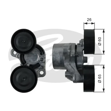 Купити MPQ1248 Magneti Marelli Натягувач приводного ременя