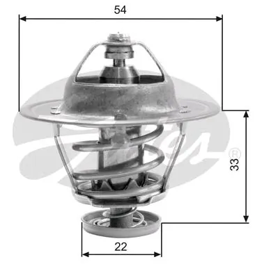 Автомобільний термостат Gates TH22682G1 ціна, від 9.58 USD