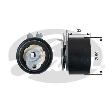 Купити T43240 Gates Натяжний ролик