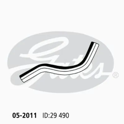 T27127 Gros Шланг/патрубок радіатора охолодження, нижній