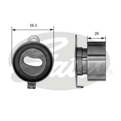 T41011 Gates Ролик натягувач