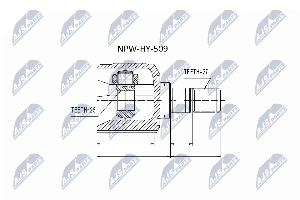 NPWHY509 NTY Граната зовнішня