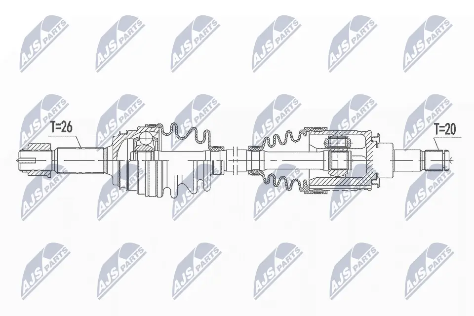  Піввісь задня Toyota RAV4 3
