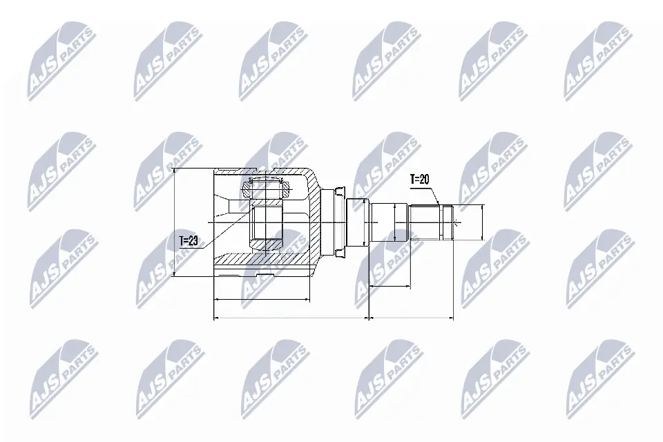 ШРКШ внутрішній, передній Toyota Corolla седан (E18) (2013 - 2021) ціна, від 39.67 USD