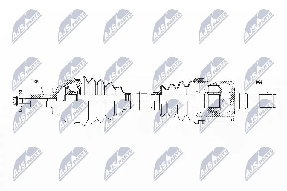 NPWVV111 NTY Привід лівий