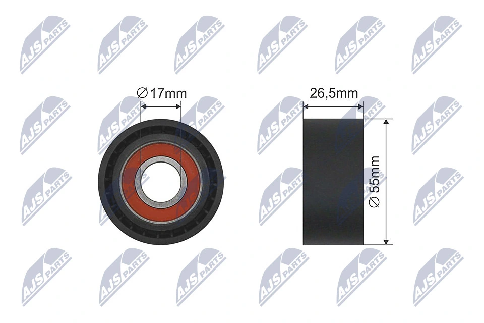 Натяжний ролик Fast FT44703 ціна, від 10.73 USD
