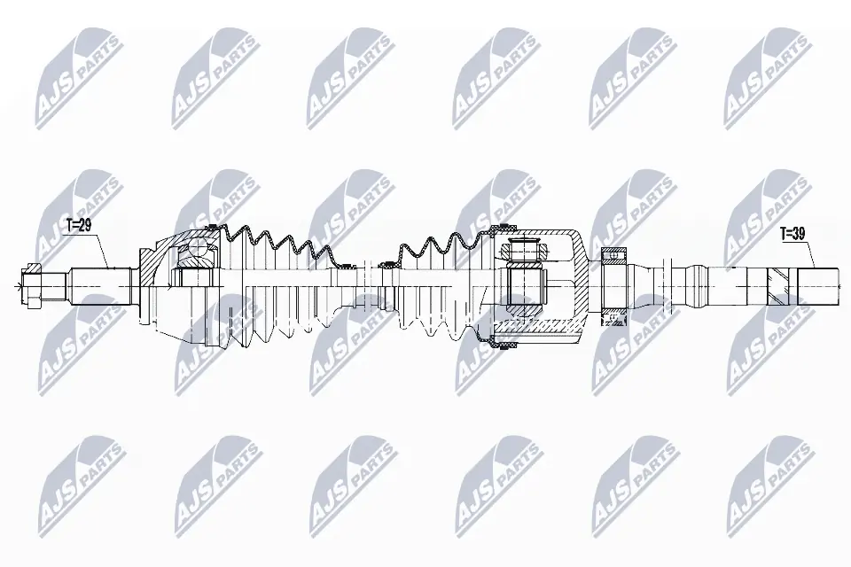 Піввісь передня, права Renault (RVI) 391001868R ціна, від 124.57 USD