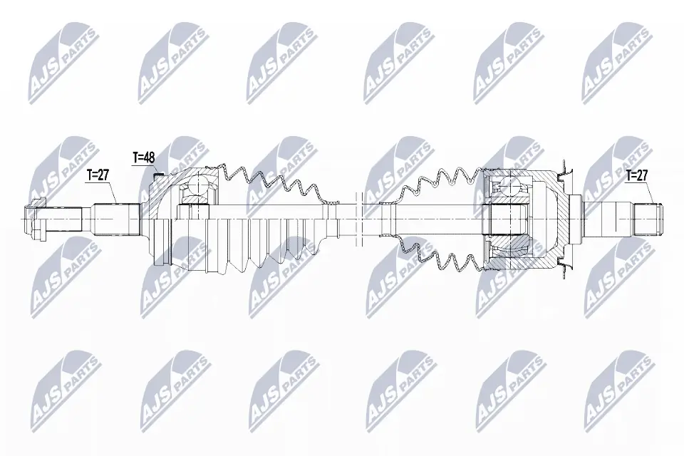 Купити 04578431AD Chrysler Піввісь задня, ліва
