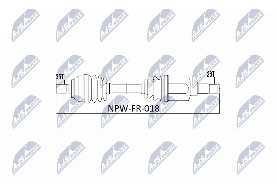 NPWFR018 NTY Привід лівий