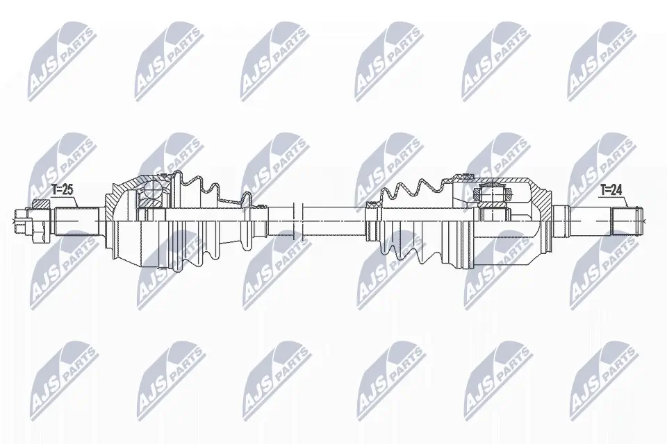 Ліва піввісь 51955483 Fiat/Alfa/Lancia