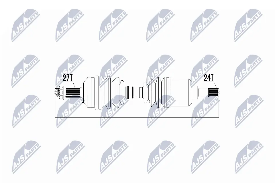 Привід передній лівий Magneti Marelli TOJ0065 ціна, від 78.30 USD