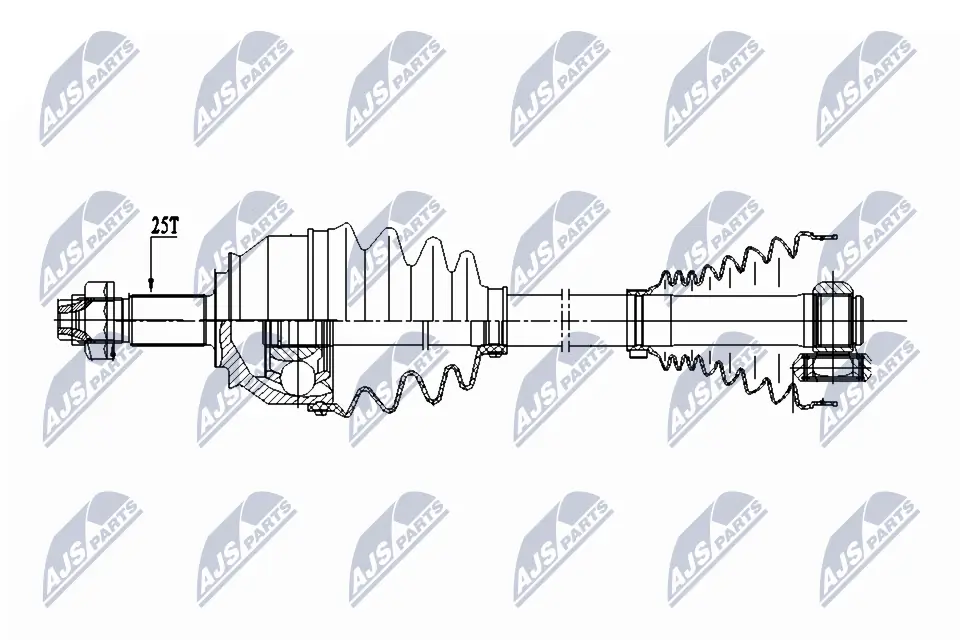 Купити FI8053 Veka Ліва піввісь