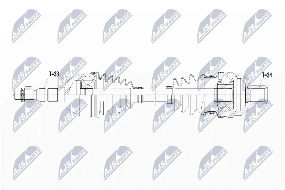Піввісь права 13248627 Peugeot/Citroen