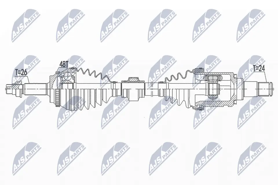 Привід передній лівий Toyota Camry VII седан (V50) (2011 - 2018) ціна, від 124.81 USD