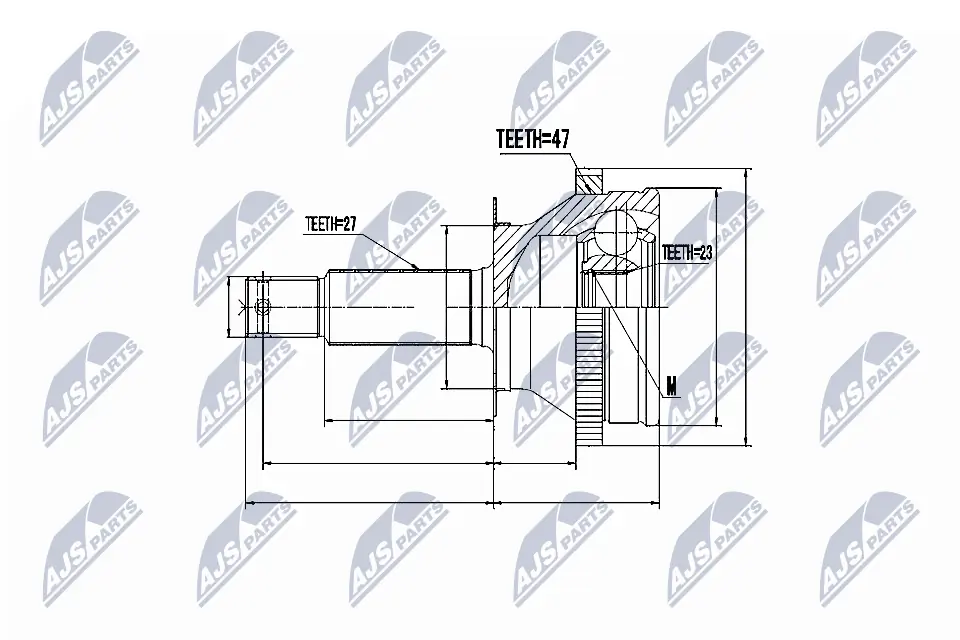 Купити BB2236 Posterparts Шарнір приводу зовнішній