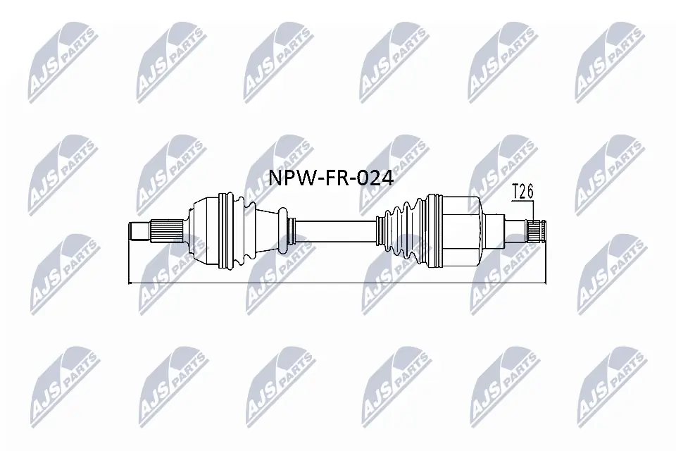 NPWFR024 NTY Привід лівий