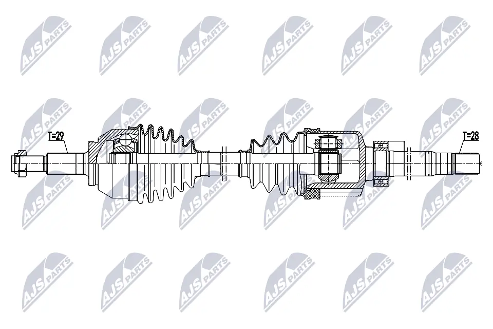 391009653R Renault (RVI) Привід передній правий