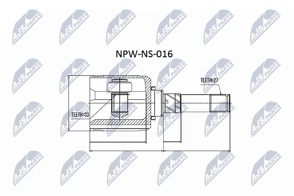 NPWNS016 NTY ШРКШ внутрішній, передній
