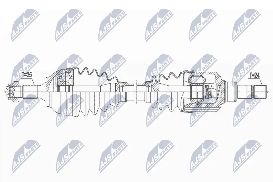 Піввісь передня, права Peugeot/Citroen 1622959880 ціна, від 104.44 USD