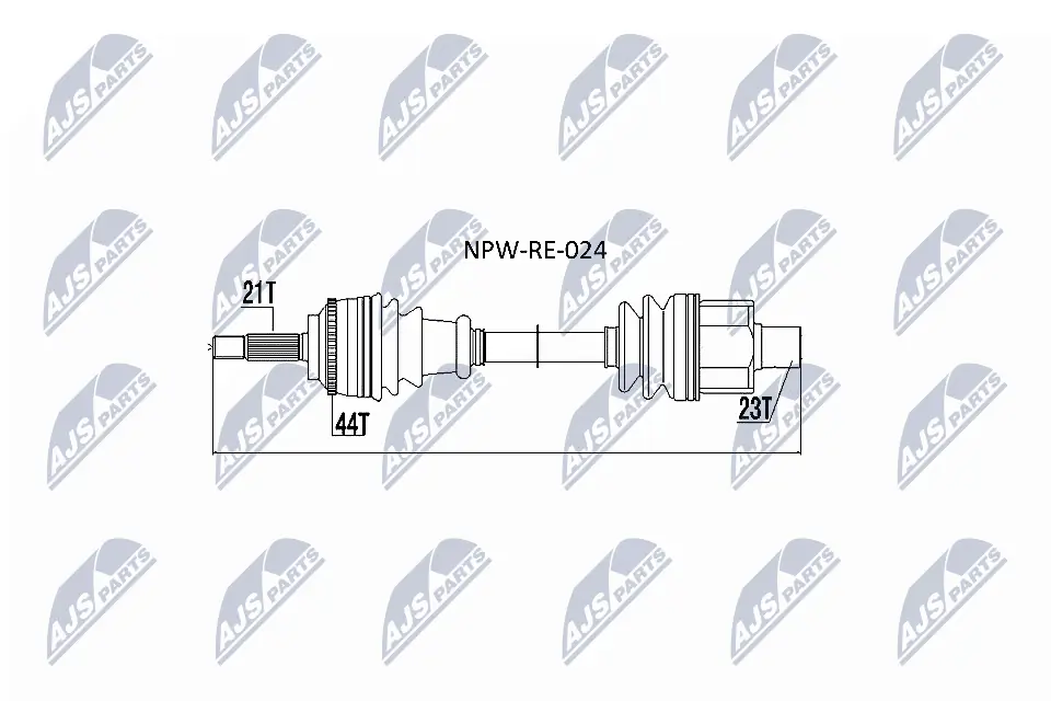 NPWRE024 NTY Привід передній правий