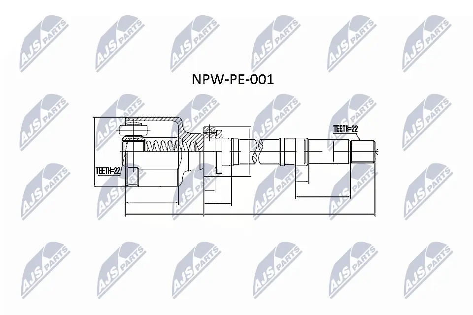 NPWPE001 NTY Граната зовнішня