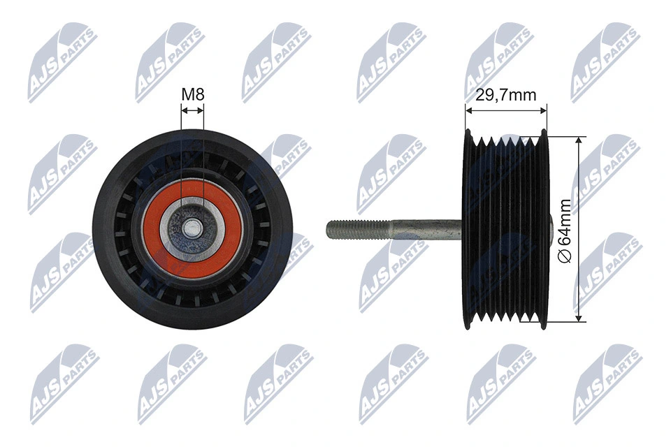 MPQ1386 Magneti Marelli Паразитний провідний ролик