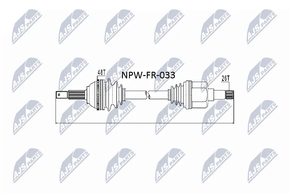 NPWFR033 NTY Привід лівий