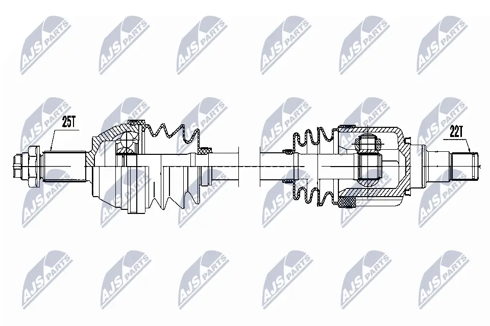 Купити FD8060 Veka Ліва піввісь
