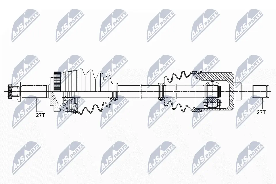Піввісь права 495013S071 Hyundai/Kia