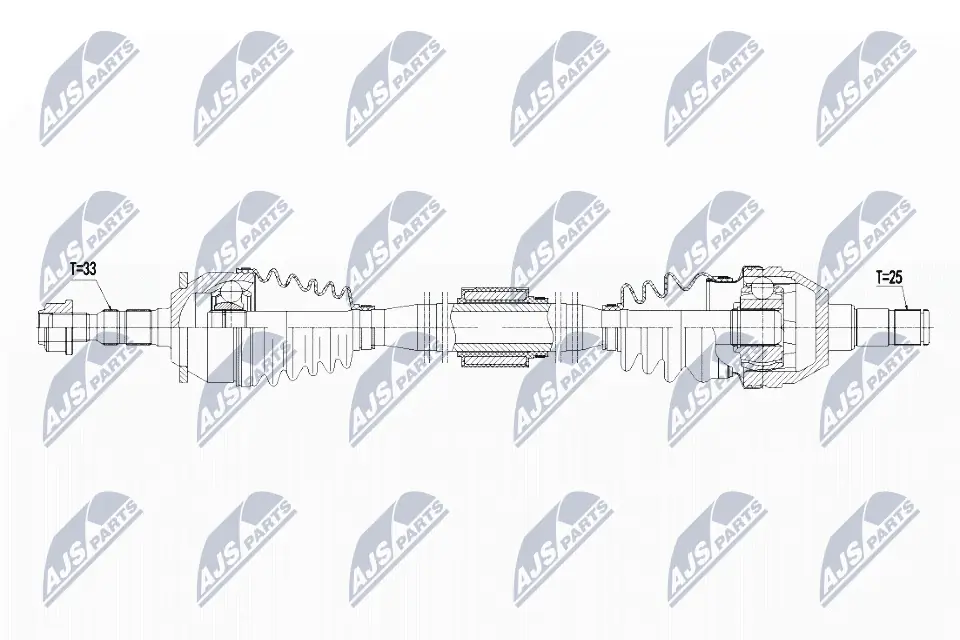 Привід правий General Motors 13356123