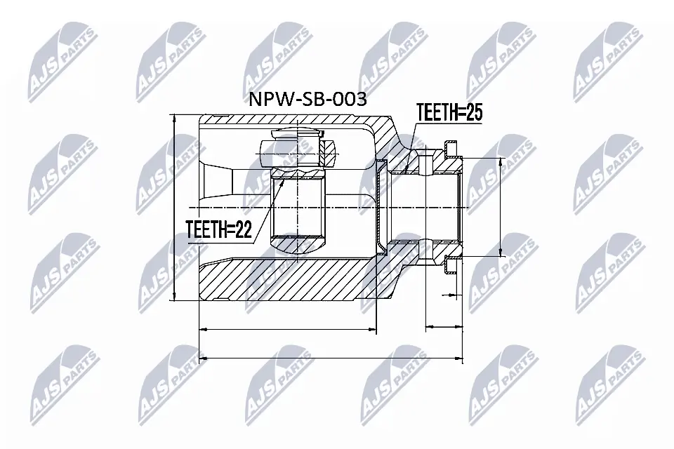 NPWSB003 NTY Граната зовнішня